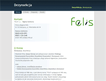 Tablet Screenshot of felis.pl